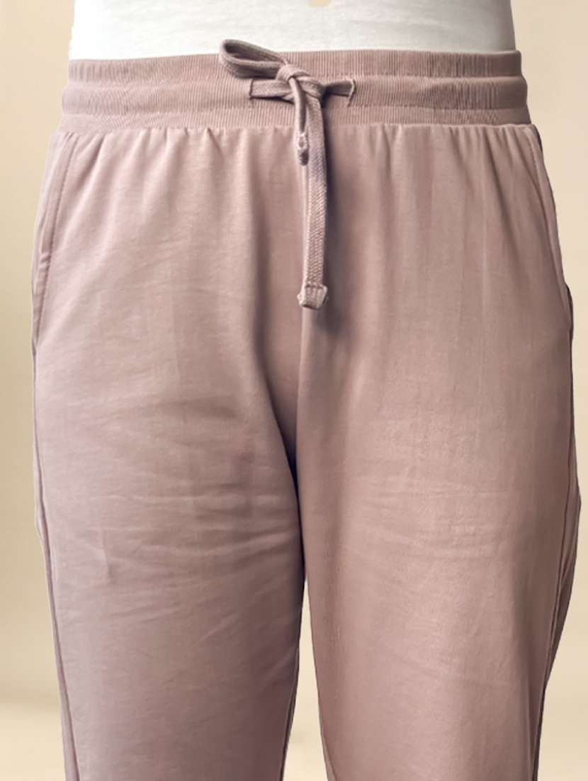 women solid mid rise regular fit jogger - 21968707 -  Standard Image - 4