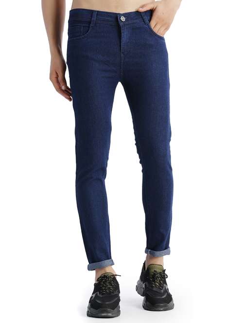 men solid mid rise skinny fit jean - 21968957 -  Standard Image - 0