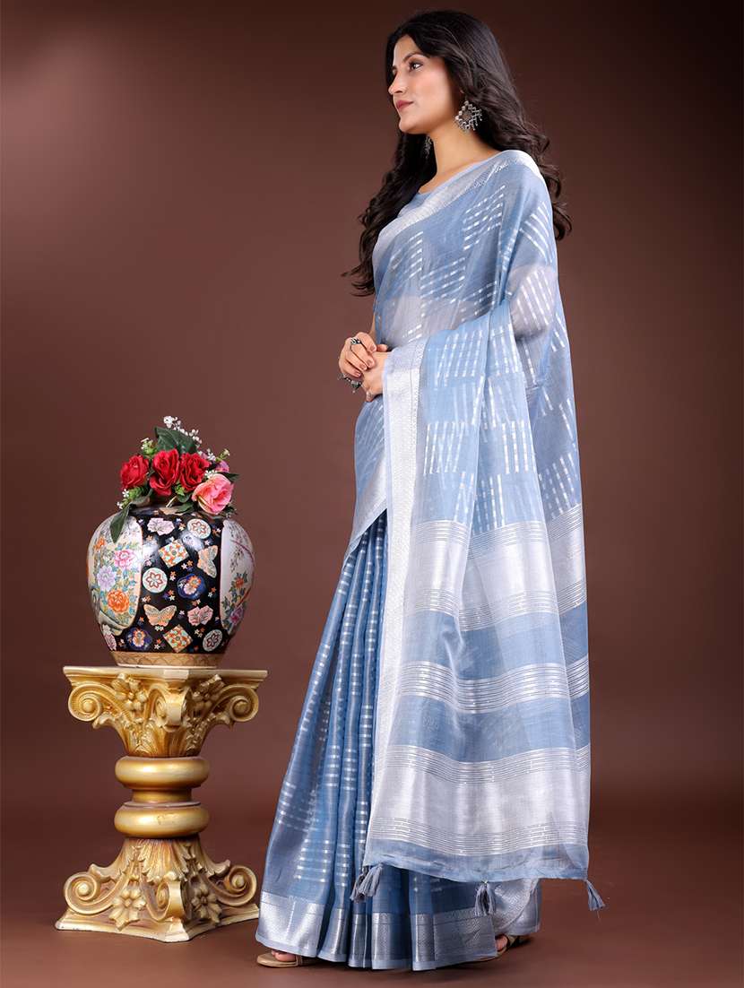 women self design bordered saree with blouse - 21969108 -  Standard Image - 1