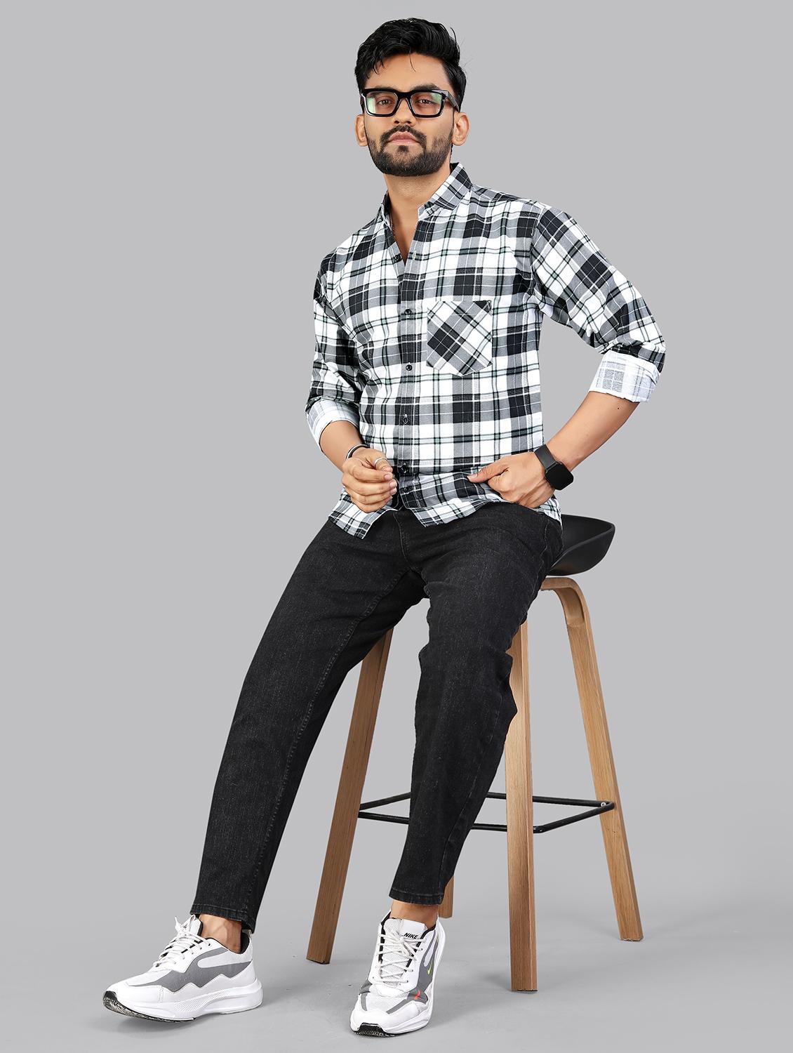 multi colored cotton casual shirt - 21969166 - Standard Image - 4
