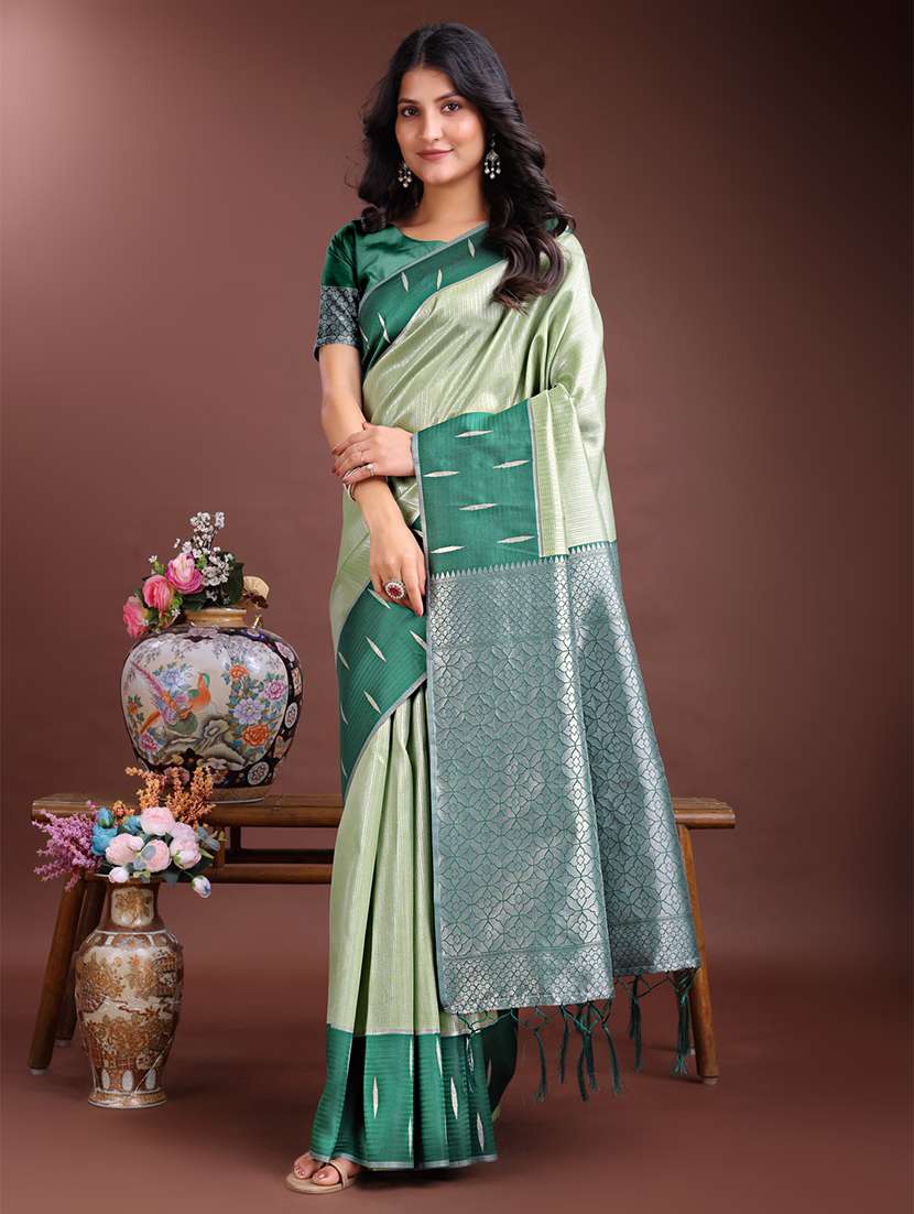women self design southern silk saree with blouse - 21969184 -  Standard Image - 1