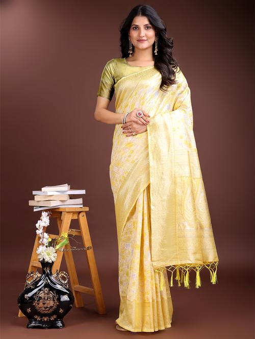 women self design banarasi saree with blouse - 21969190 - Standard Image - 0