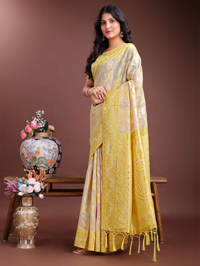 women self design bordered saree with blouse - 21969202 -  Standard Image - 1