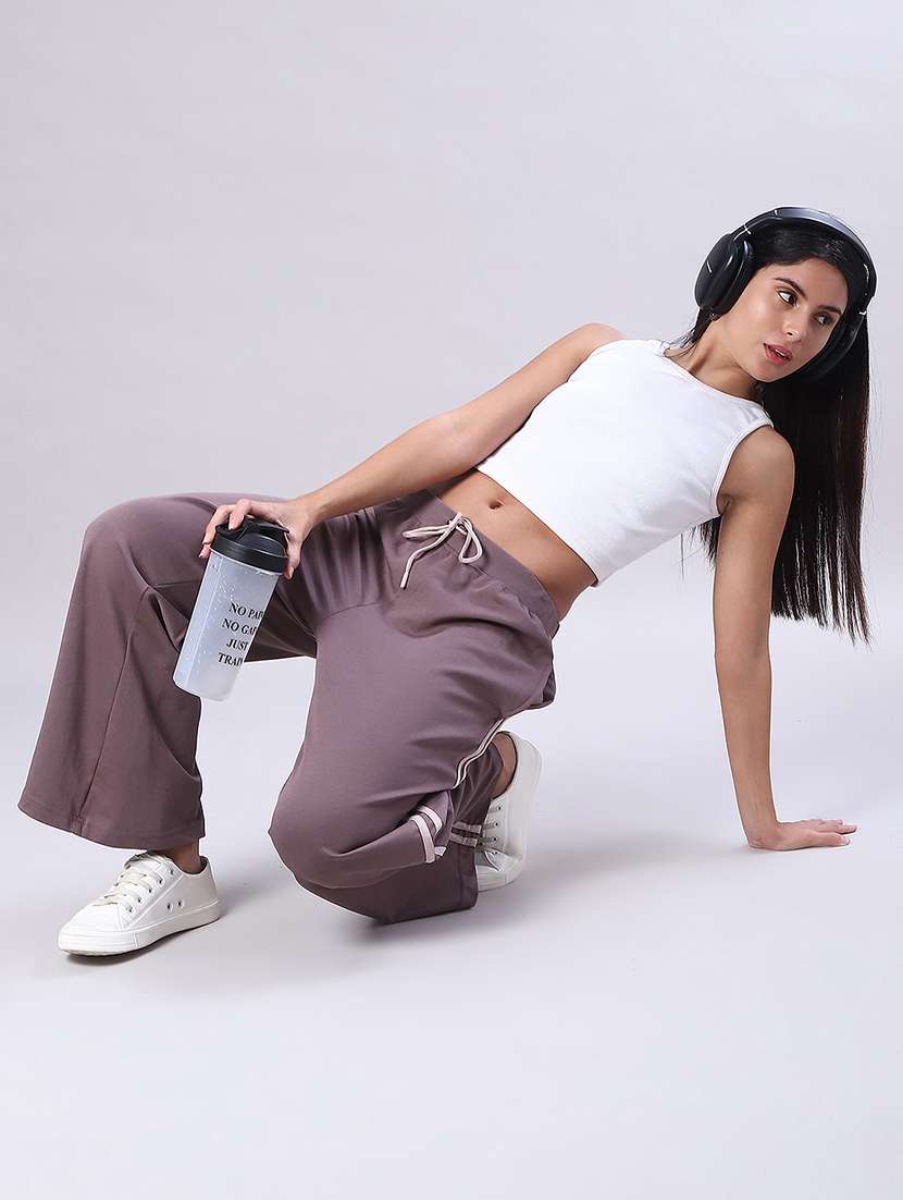 women tapered mid rise regular fit track pant - 21969501 -  Standard Image - 4