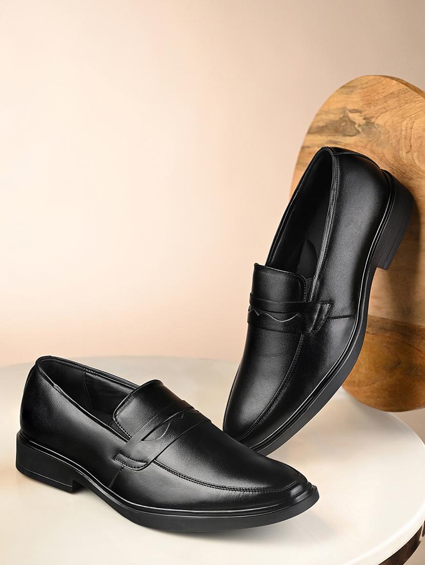 men's black formal slip on loafer - 21969801 - Zoom Image - 0