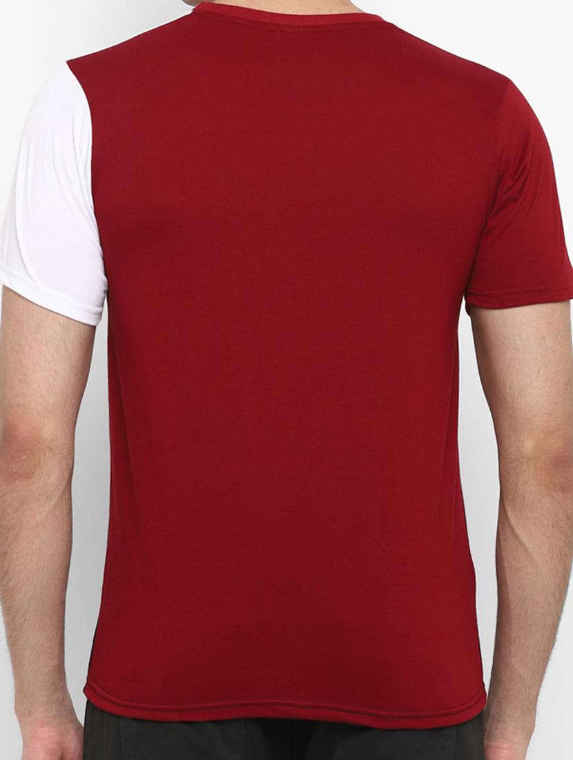men color block short sleeve slim fit t-shirt - 21969815 - Standard Image - 1