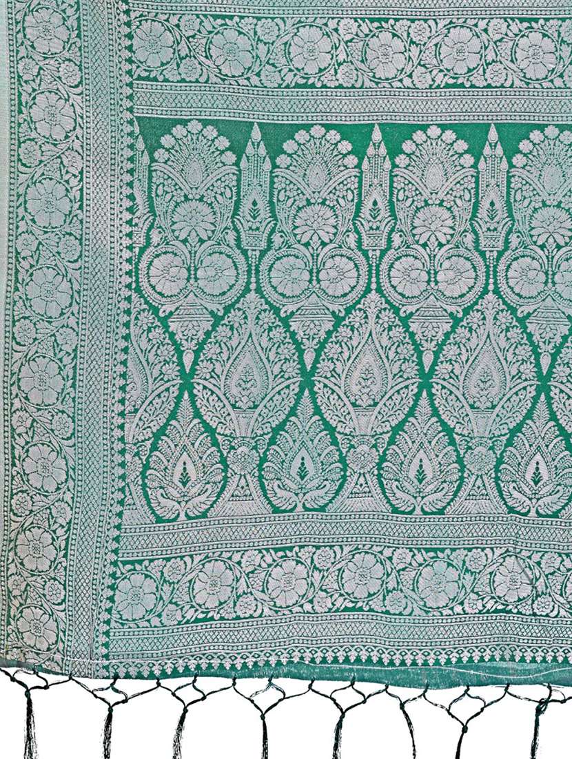 women self design banarasi saree with blouse - 21969850 -  Standard Image - 4