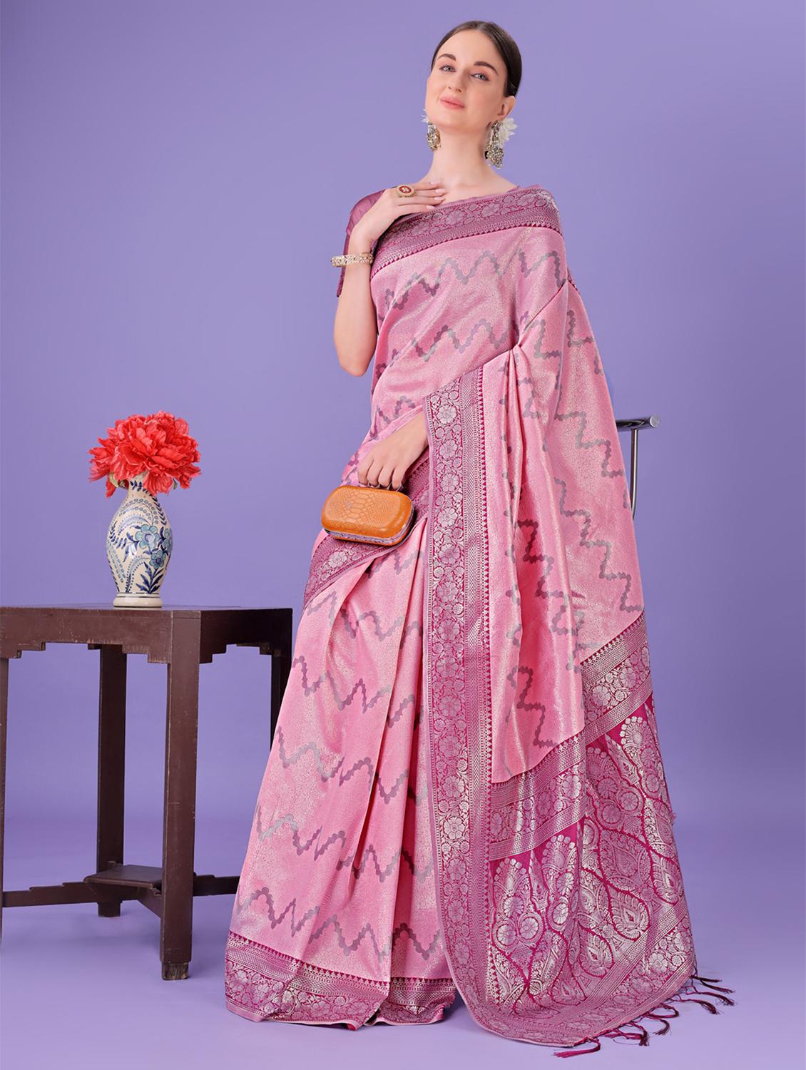 women self design banarasi saree with blouse - 21969853 - Standard Image - 1