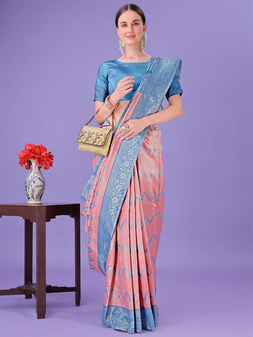 women self design banarasi saree with blouse - 21969854 -  Standard Image - 1