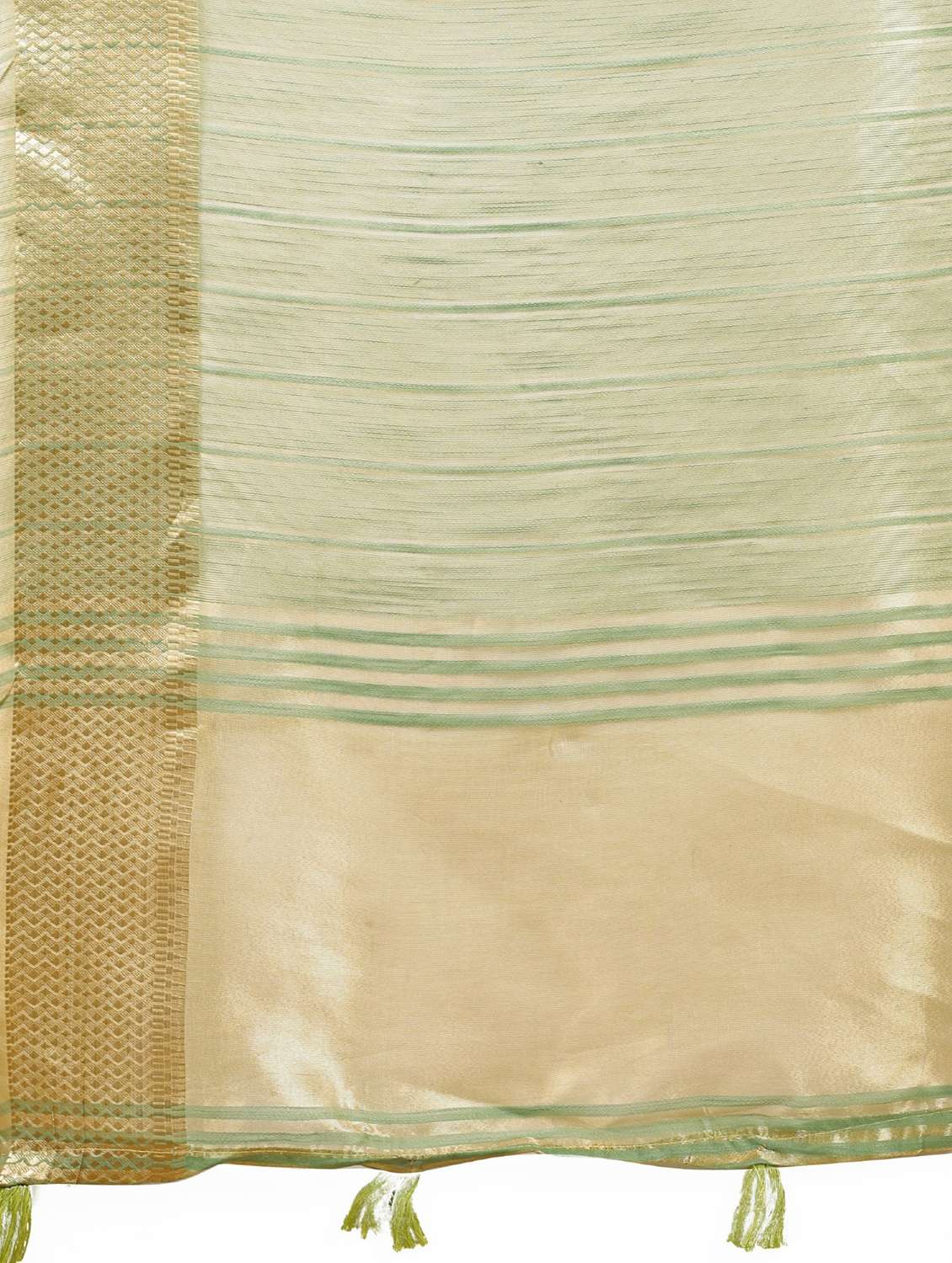 women striped bordered saree with blouse - 21969857 -  Standard Image - 4