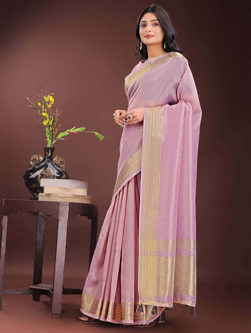 women self design bordered saree with blouse - 21969878 -  Standard Image - 1