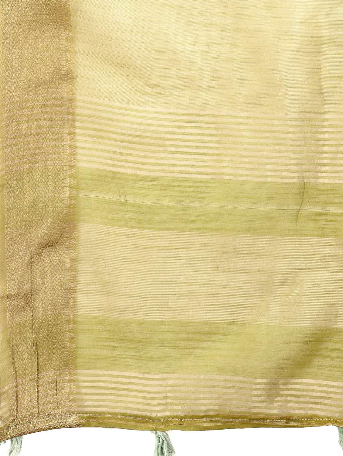 women solid with bordered saree with blouse - 21969897 - Standard Image - 4