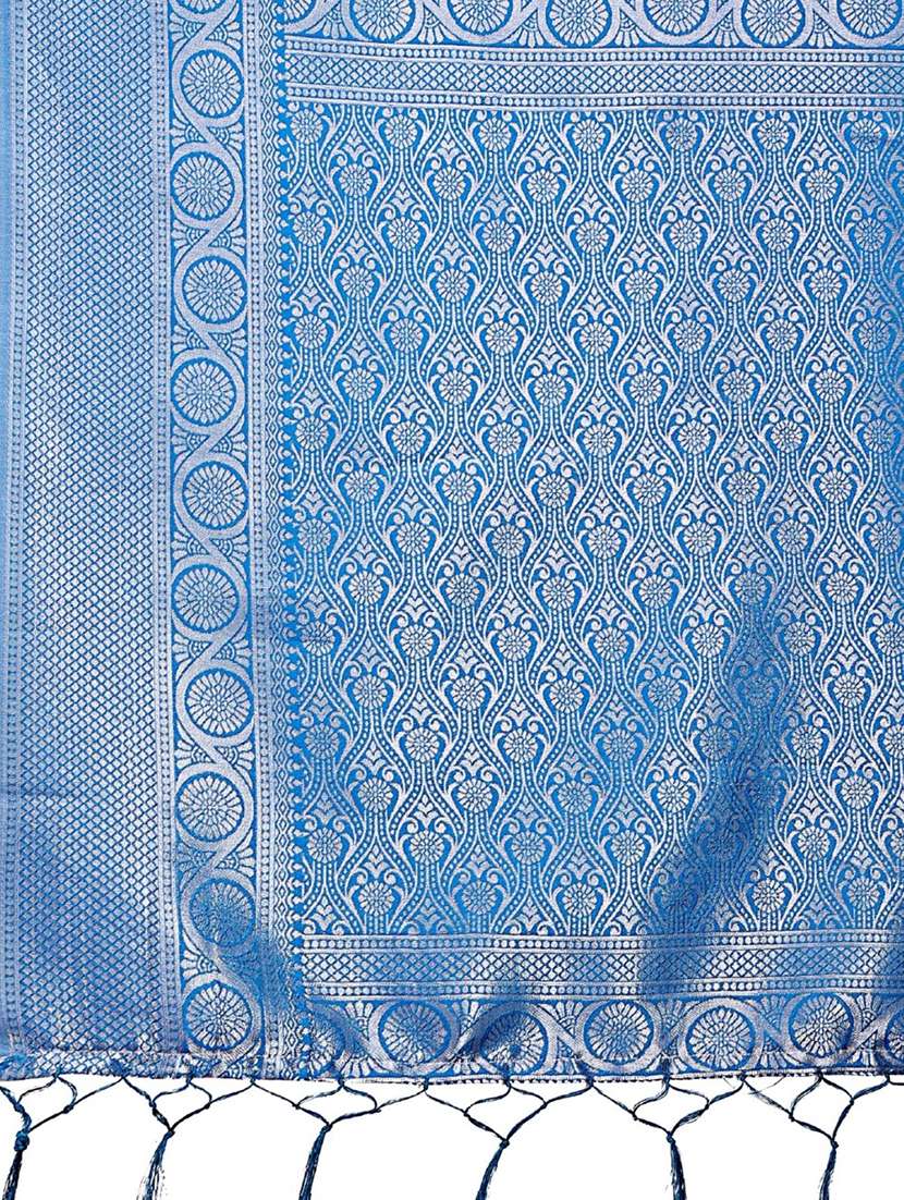 women self design bordered saree with blouse - 21969922 -  Standard Image - 4