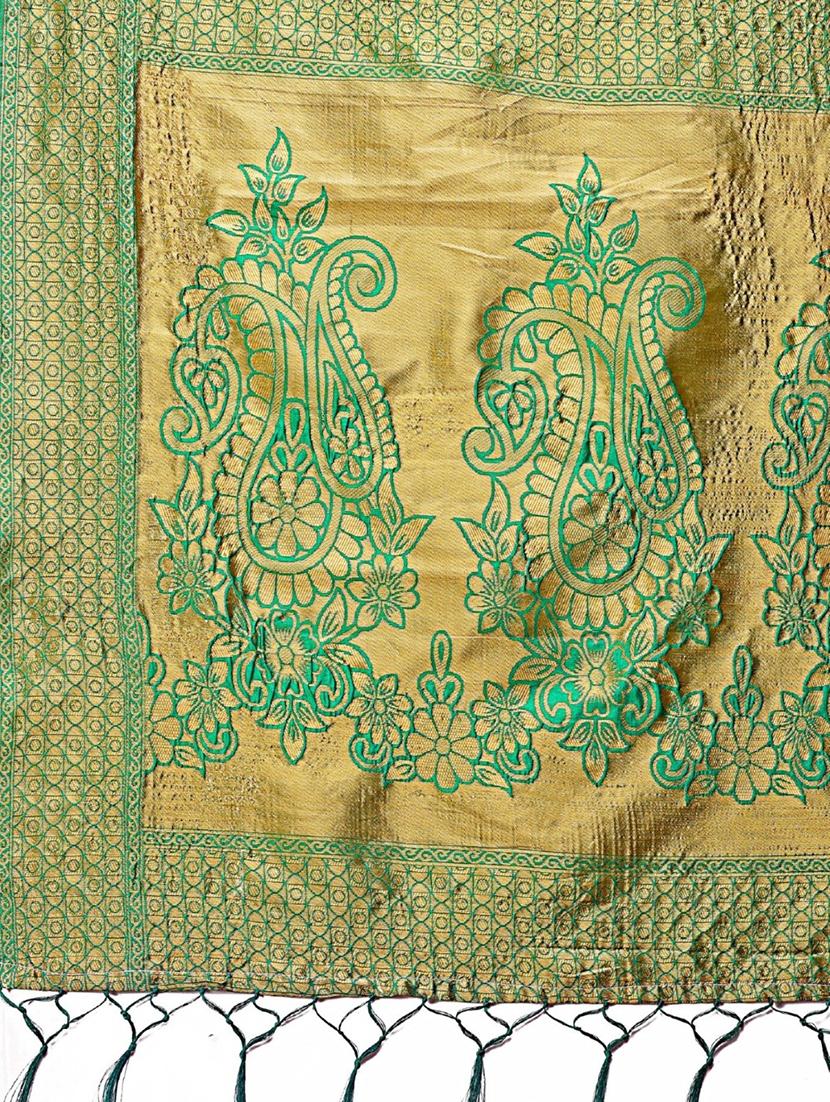 women self design banarasi saree with blouse - 21969929 - Standard Image - 4