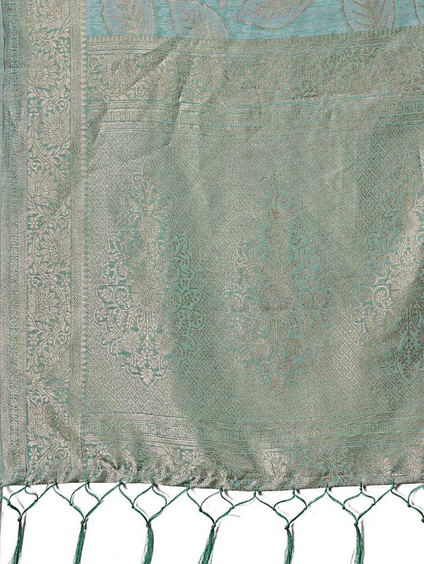 women self design banarasi saree with blouse - 21969956 - Standard Image - 4
