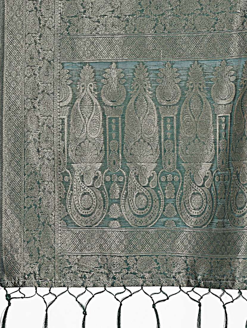 women self design banarasi saree with blouse - 21969964 - Standard Image - 4