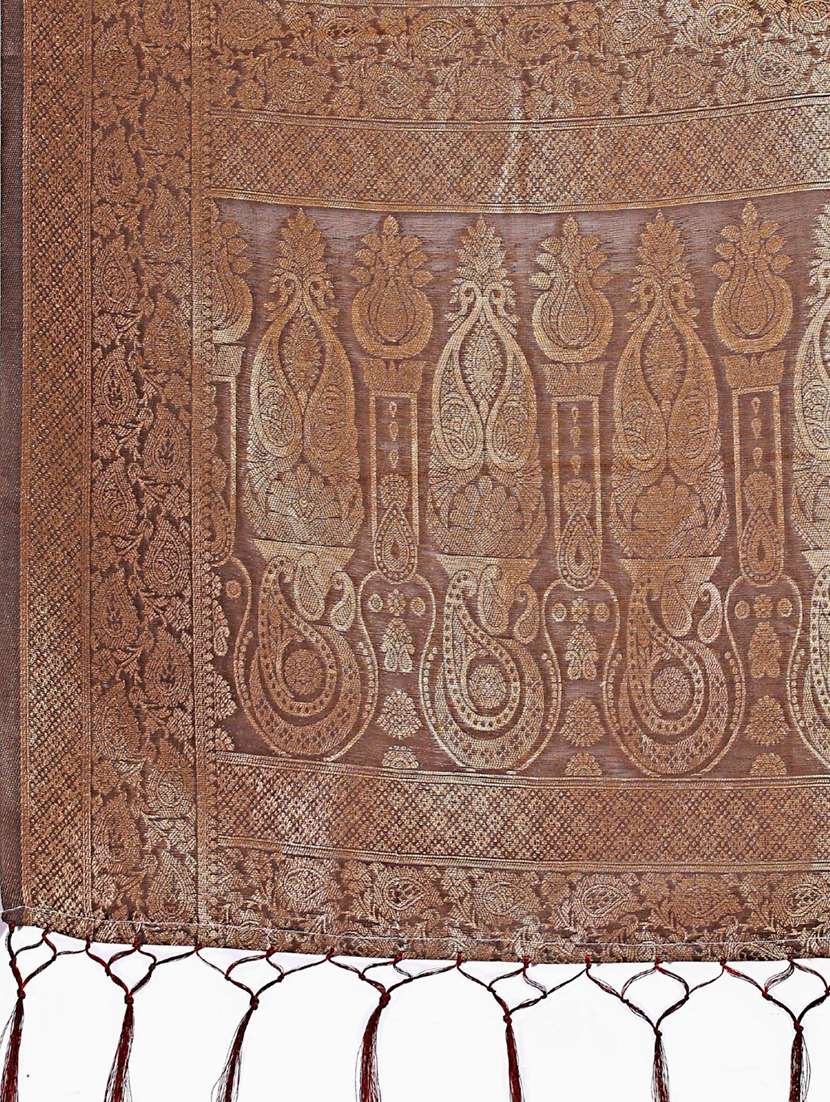 women self design banarasi saree with blouse - 21969966 -  Standard Image - 4