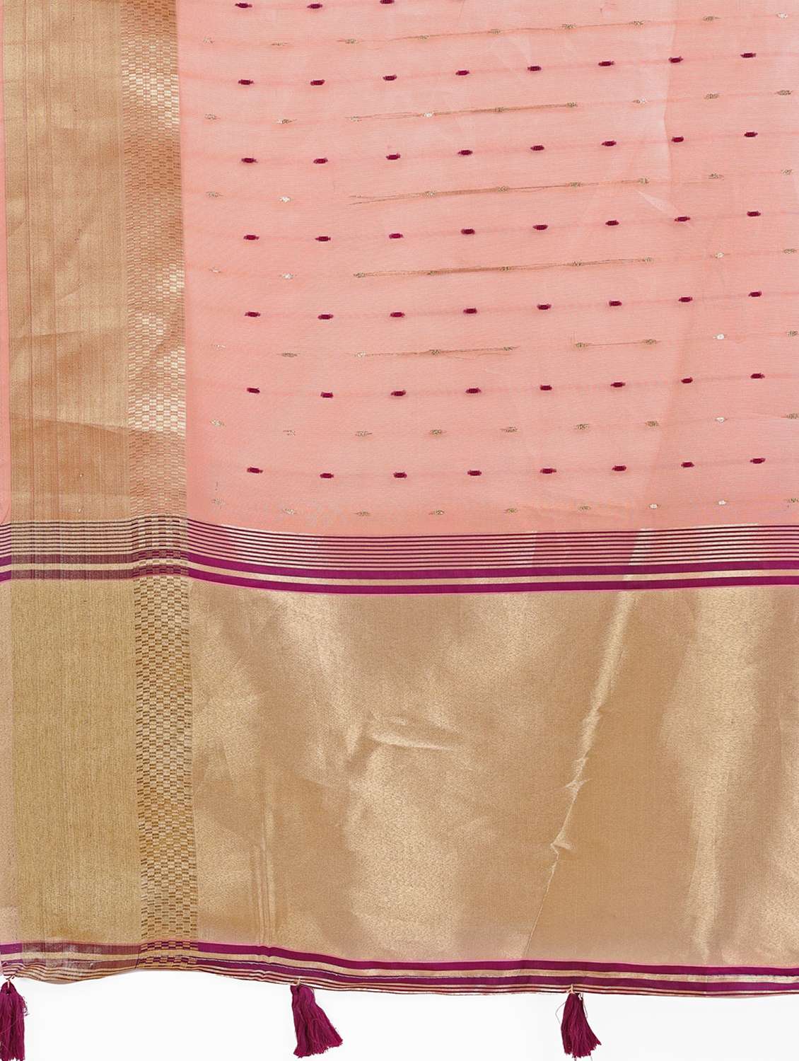 women self design bordered saree with blouse - 21970013 -  Standard Image - 4