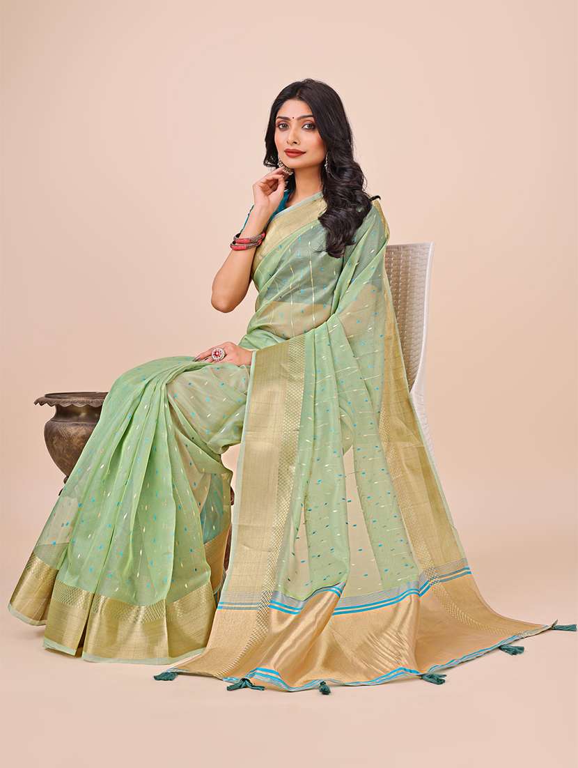 women self design bordered saree with blouse - 21970014 -  Standard Image - 1