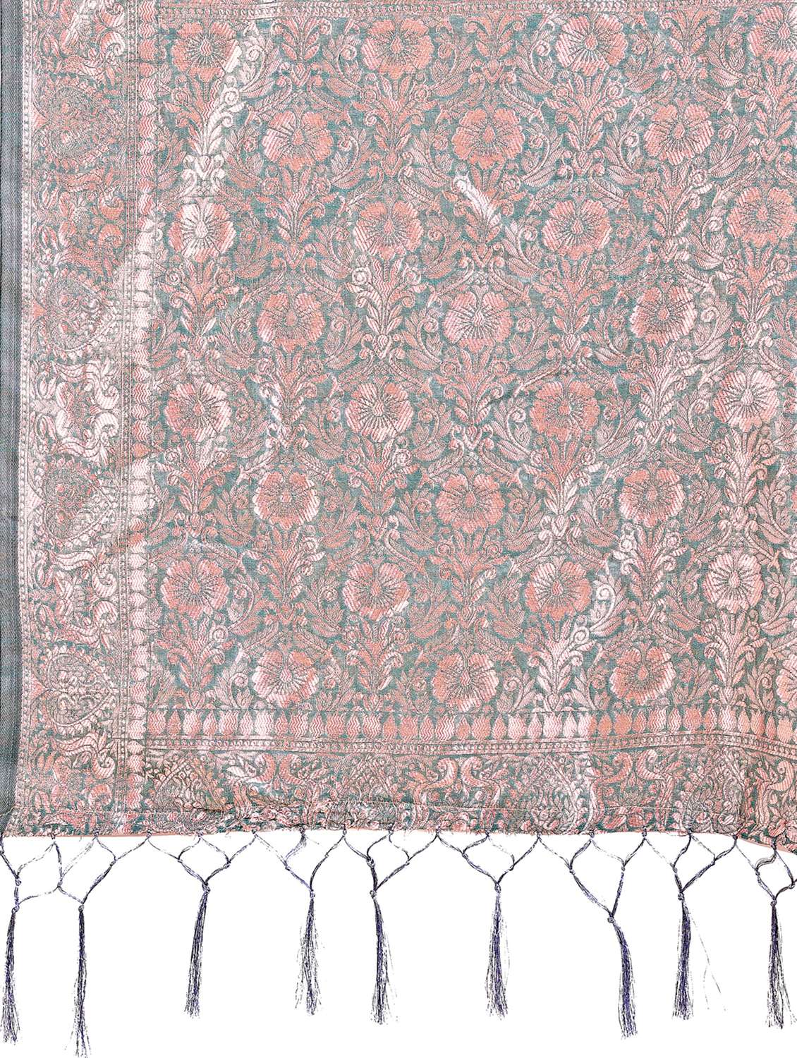 women self design bordered saree with blouse - 21970124 -  Standard Image - 4