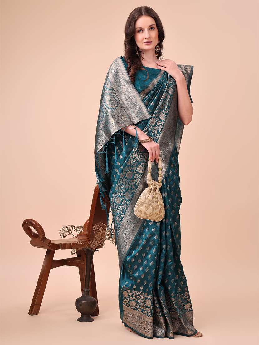 women self design banarasi saree with blouse - 21970134 -  Standard Image - 1