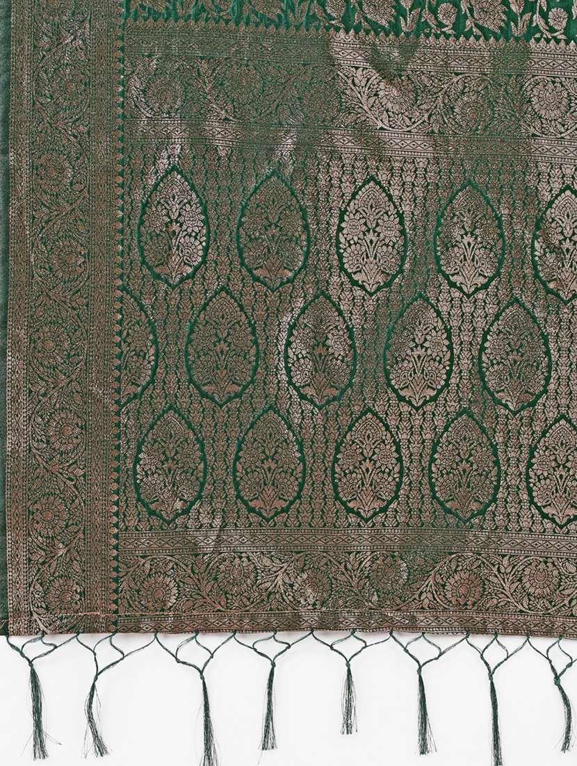 women self design banarasi saree with blouse - 21970136 -  Standard Image - 4