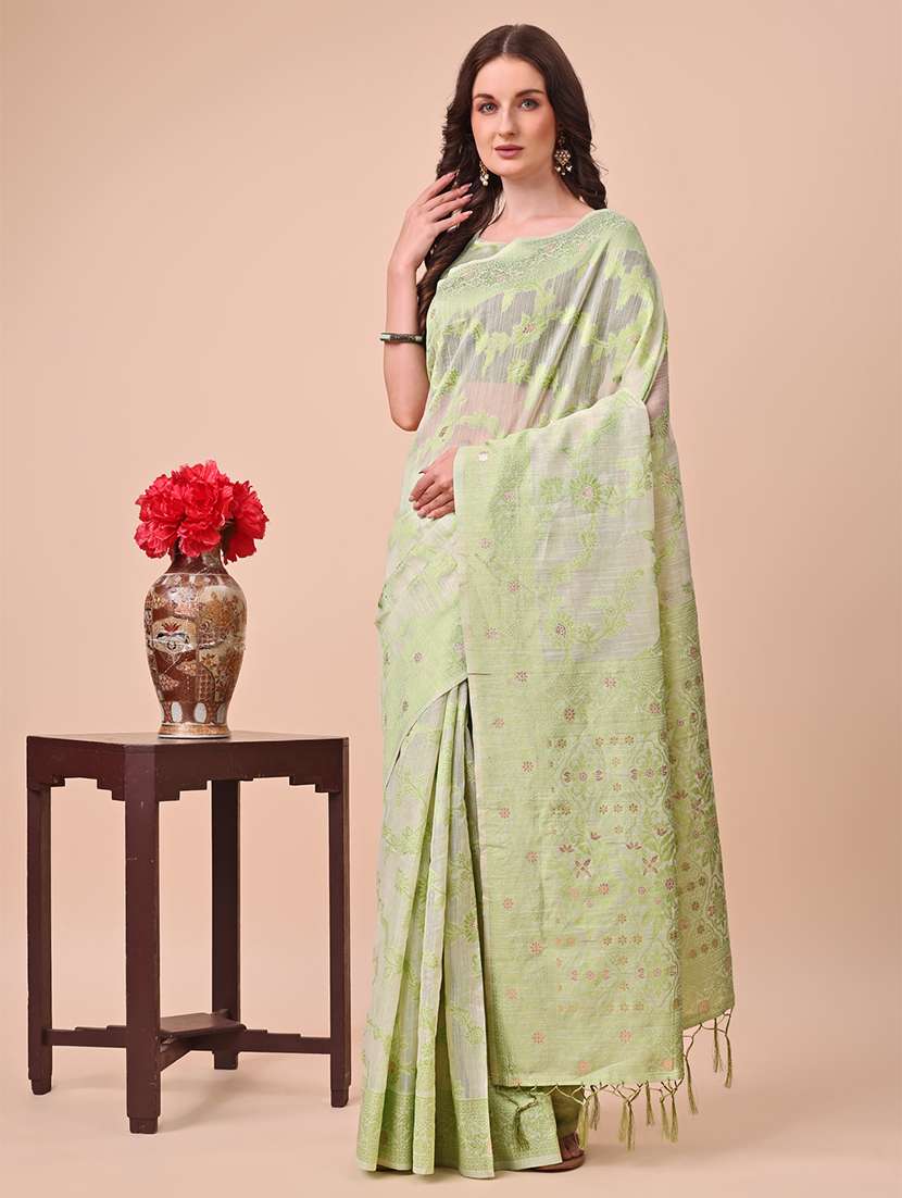women self design bordered saree with blouse - 21970147 -  Standard Image - 1