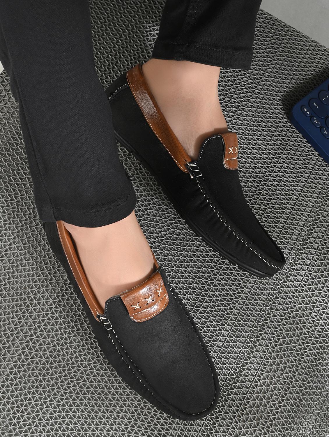 men solid slip on loafer - 21970188 -  Standard Image - 1