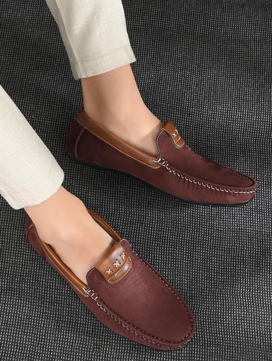 men solid slip on loafer - 21970189 -  Standard Image - 1