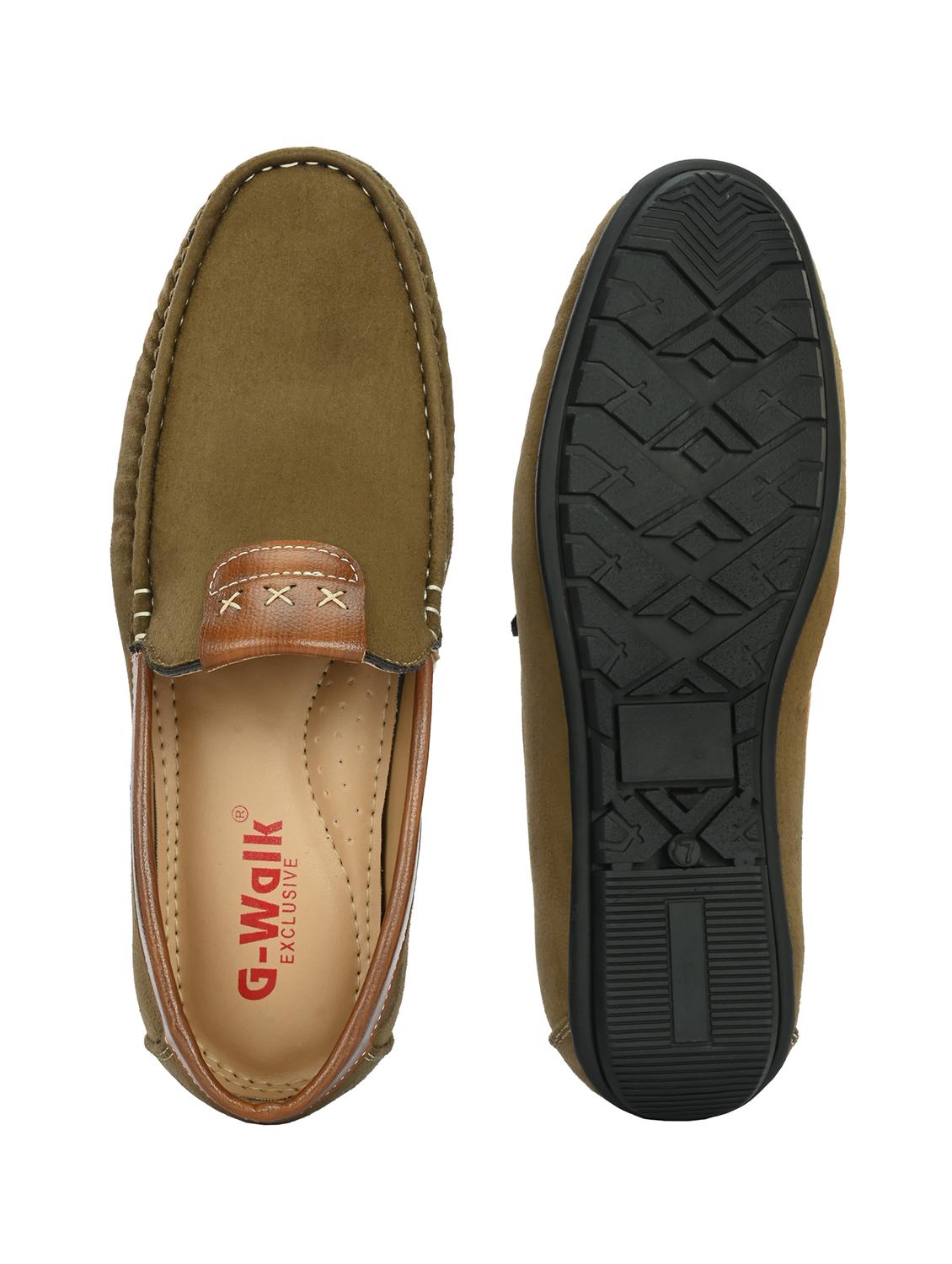 men solid slip on loafer - 21970190 - Standard Image - 4