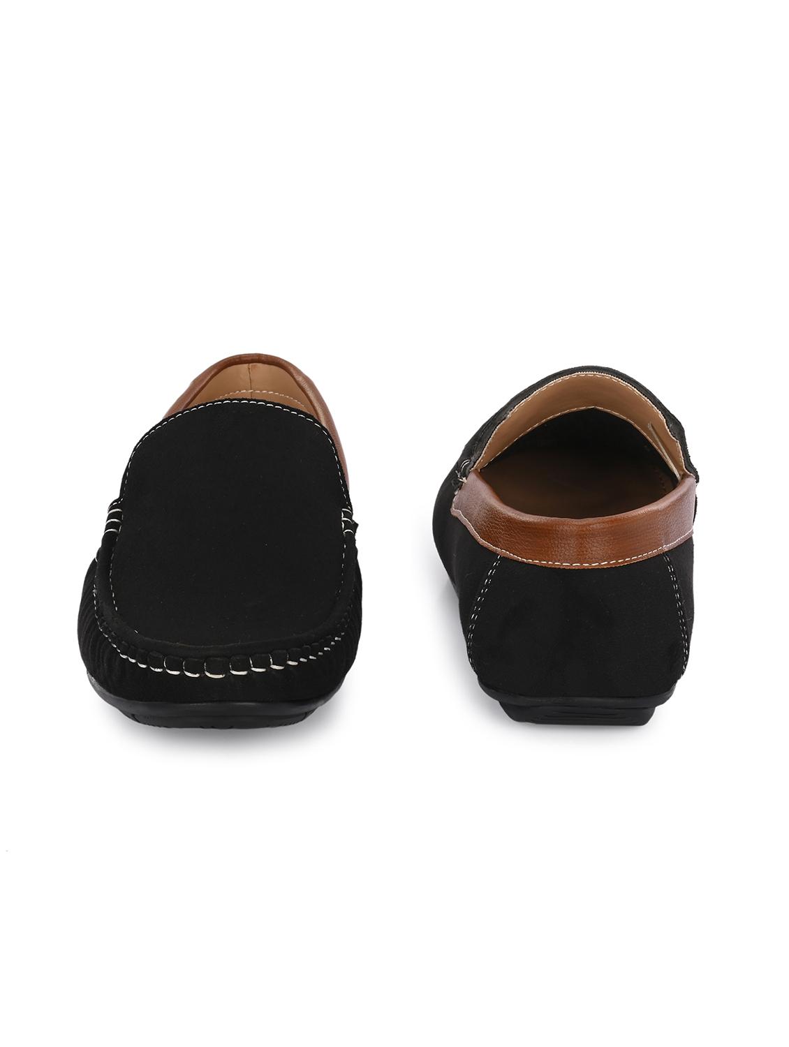 men solid slip on loafer - 21970196 - Standard Image - 4