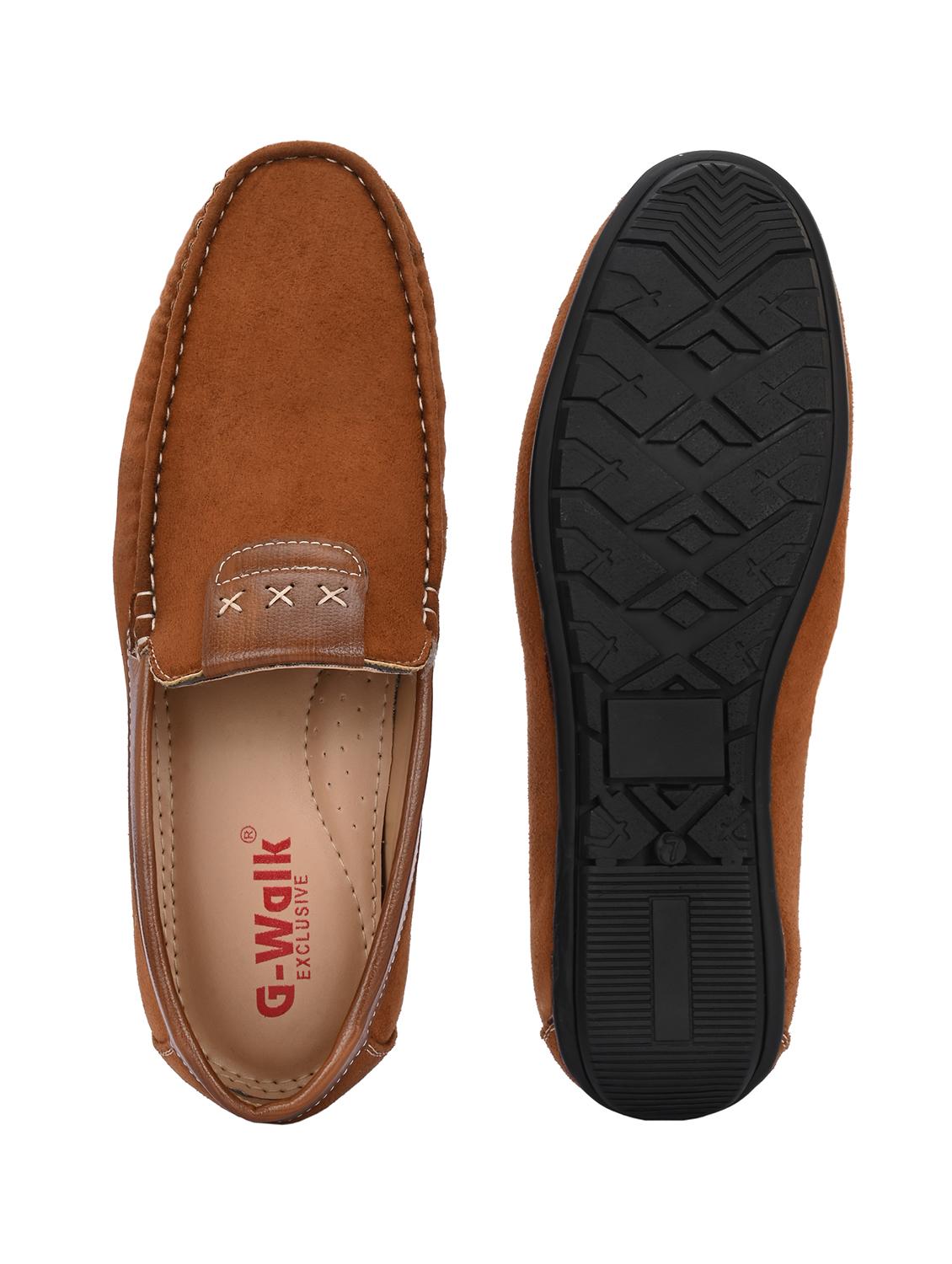 men solid slip on loafer - 21970205 - Standard Image - 4