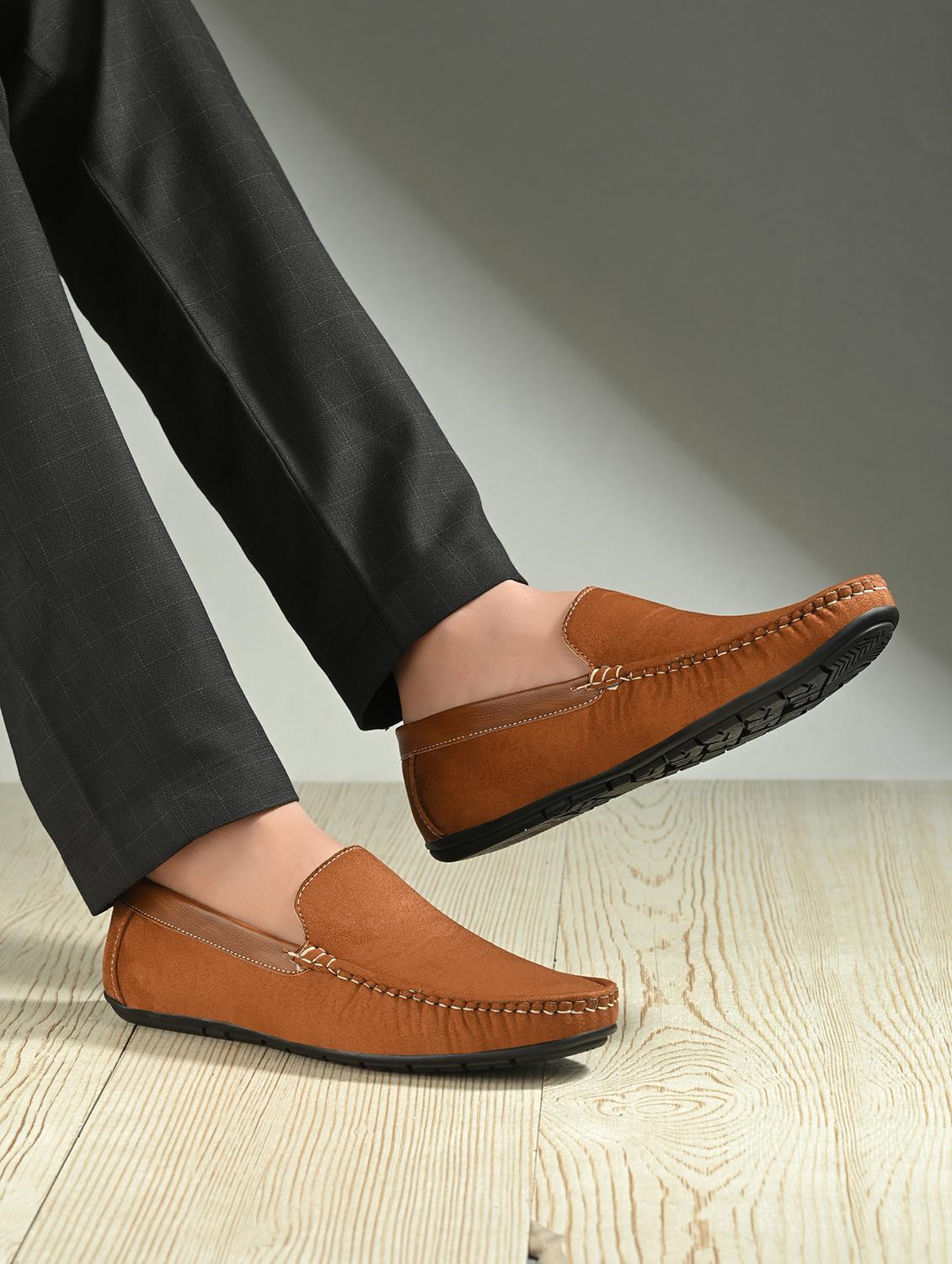 men solid slip on loafer - 21970207 -  Standard Image - 1