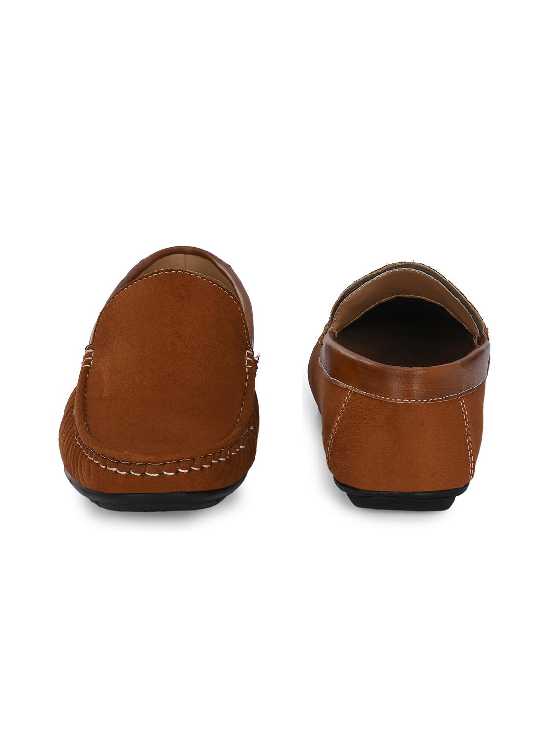 men solid slip on loafer - 21970207 - Standard Image - 4