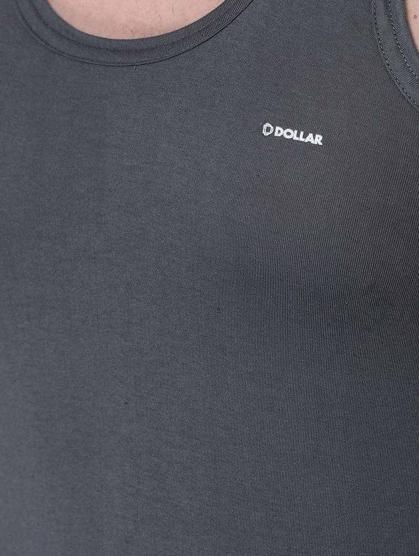 men pack of 3 solid scoop neck vest - 21970333 -  Standard Image - 4