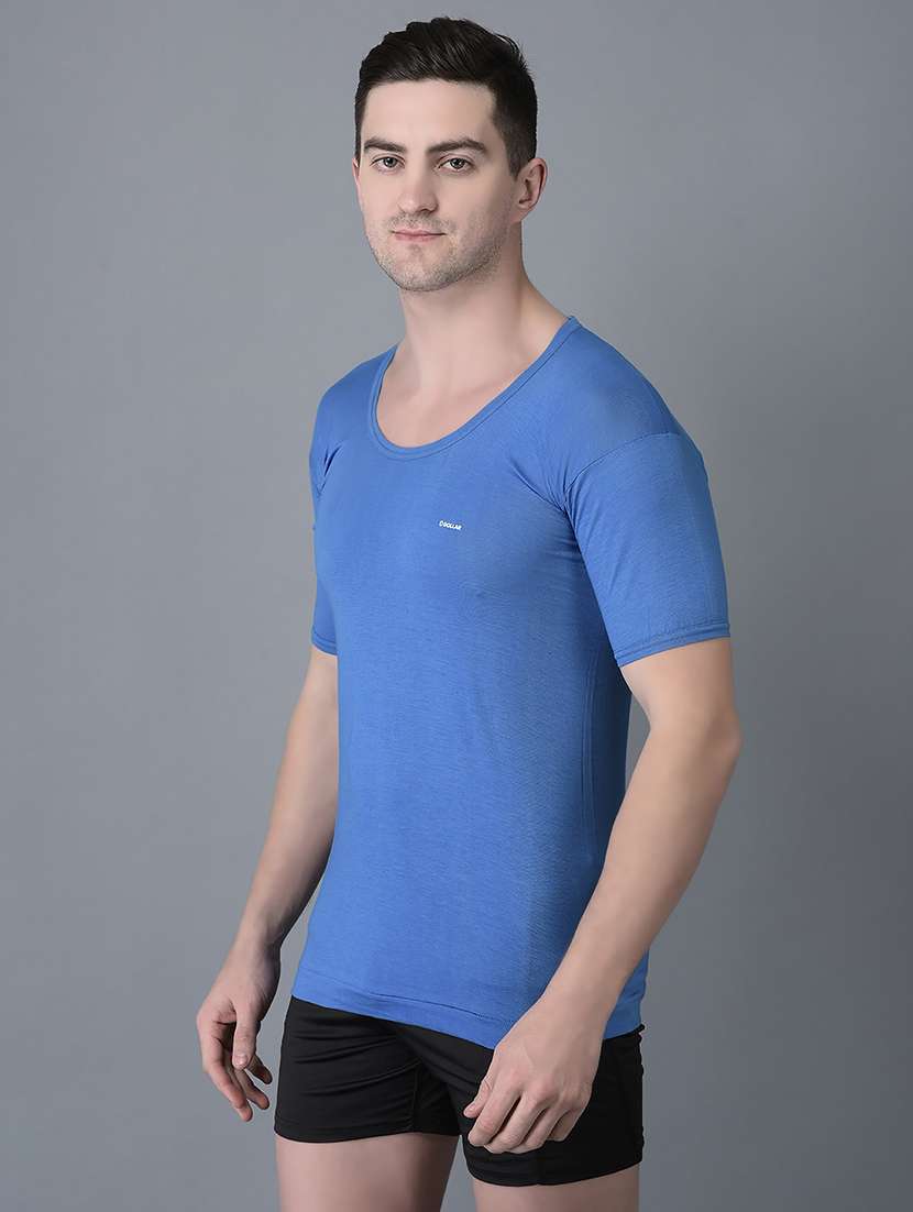 men pack of 2 solid scoop neck vest - 21970370 -  Standard Image - 1