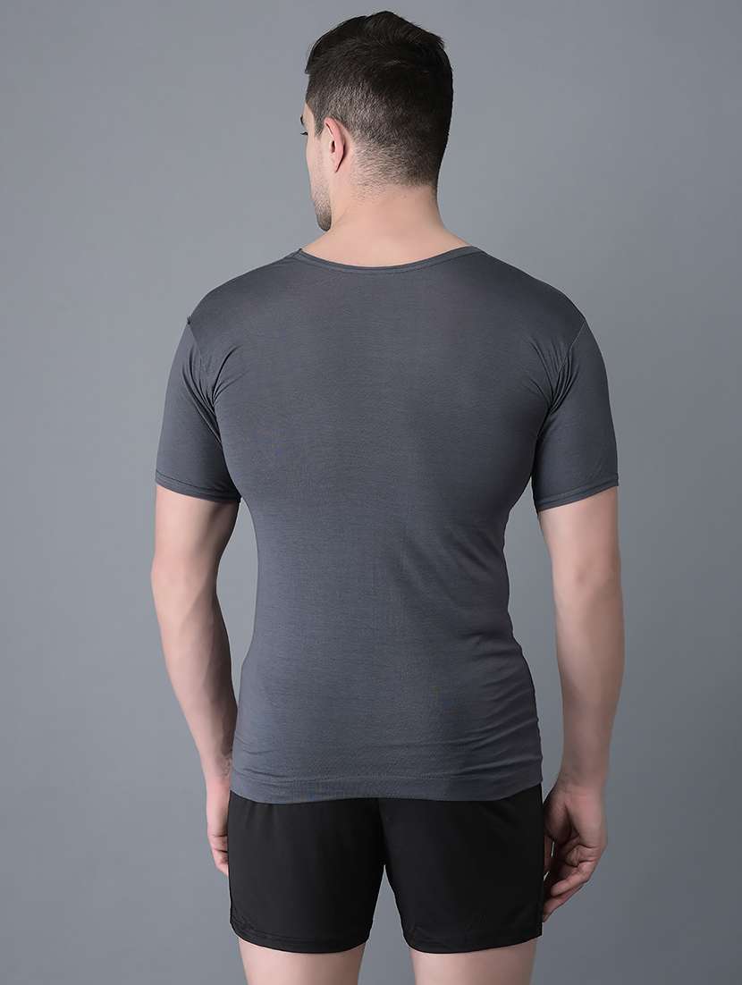 men pack of 3 solid scoop neck vest - 21970374 -  Standard Image - 1