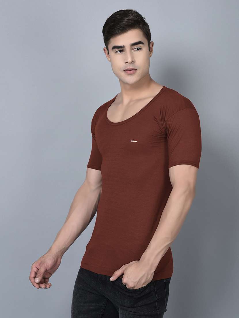 men pack of 3 solid scoop neck vest - 21970384 -  Standard Image - 1