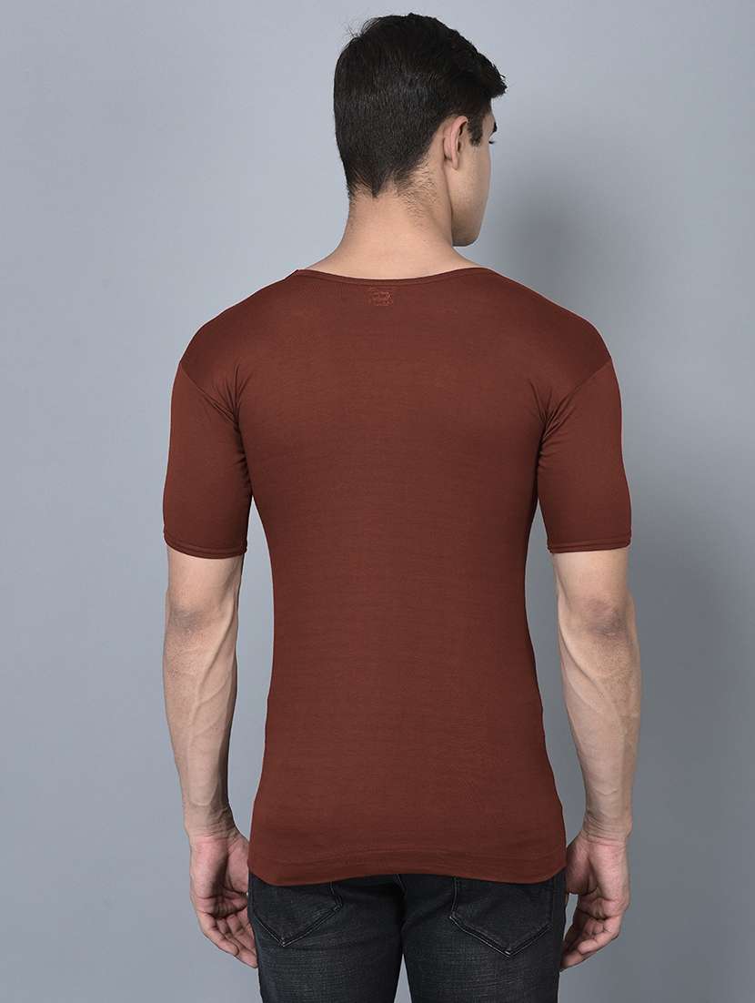 men pack of 7 solid scoop neck vest - 21970391 -  Standard Image - 1