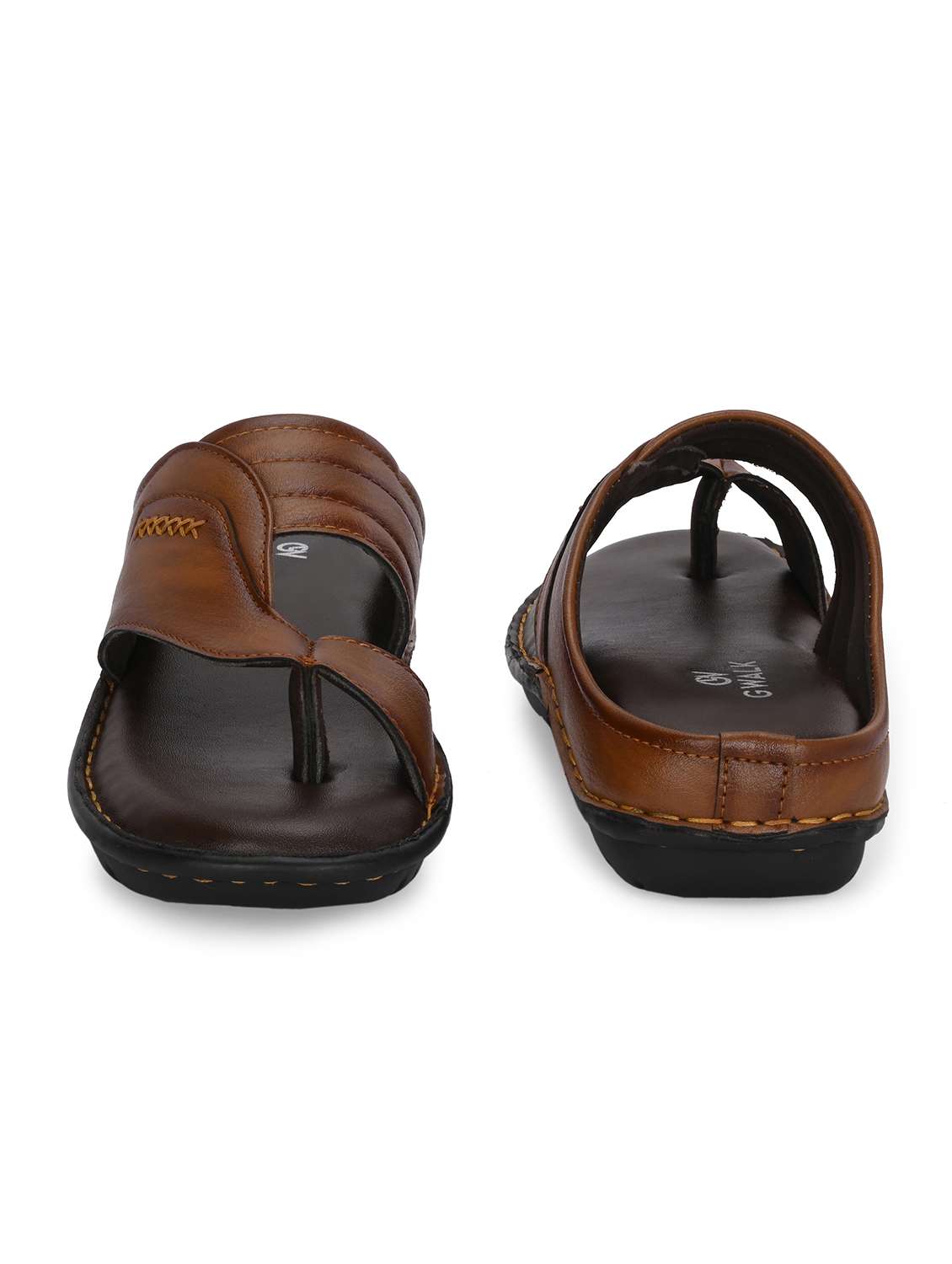 men solid toe separator sandal - 21970418 - Standard Image - 4