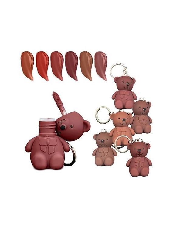 pack of 6 matte nude shades with key chain - 21970463 -  Zoom Image - 0