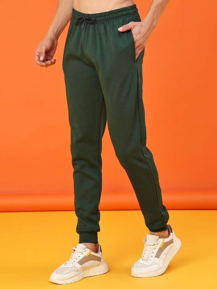 Men Solid Mid Rise Jogger - 21970630 -  Standard Image - 1