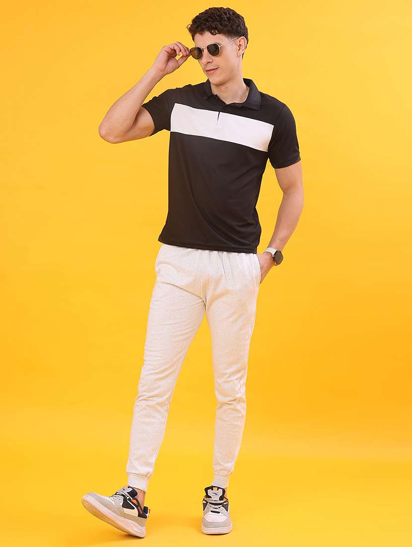 Men Solid Mid Rise Jogger - 21970631 -  Standard Image - 4
