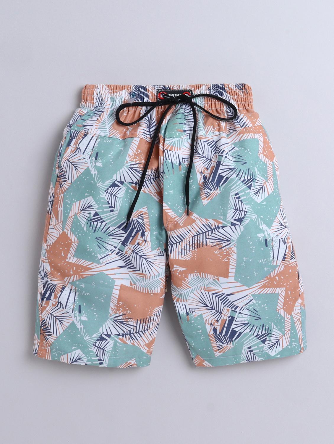 boys printed shirt and shorts co-ord set - 21970696 - Standard Image - 4