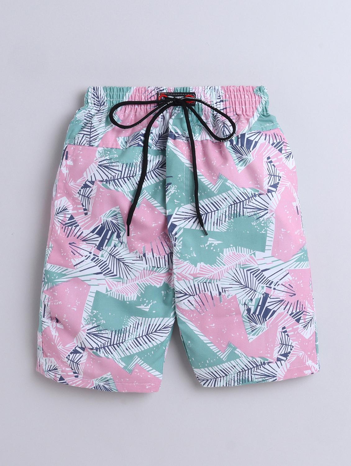 boys printed shirt and shorts co-ord set - 21970697 - Standard Image - 4