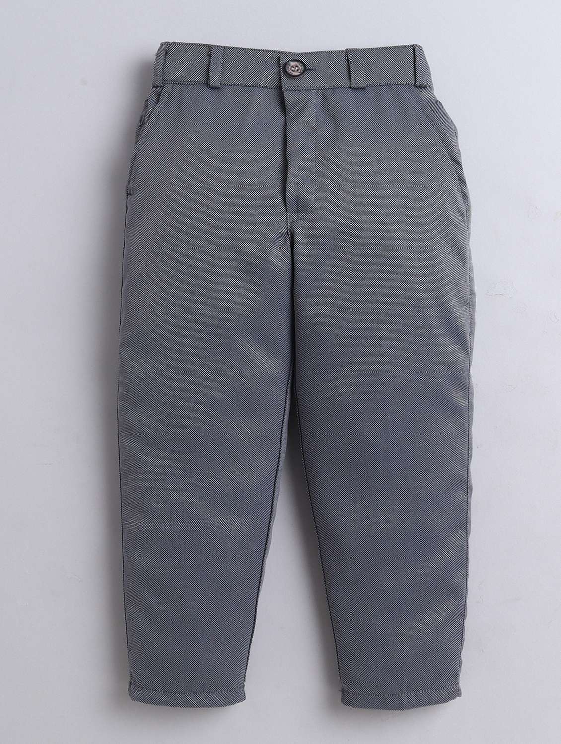 boys solid waistcoat and trouser set - 21970703 -  Standard Image - 4