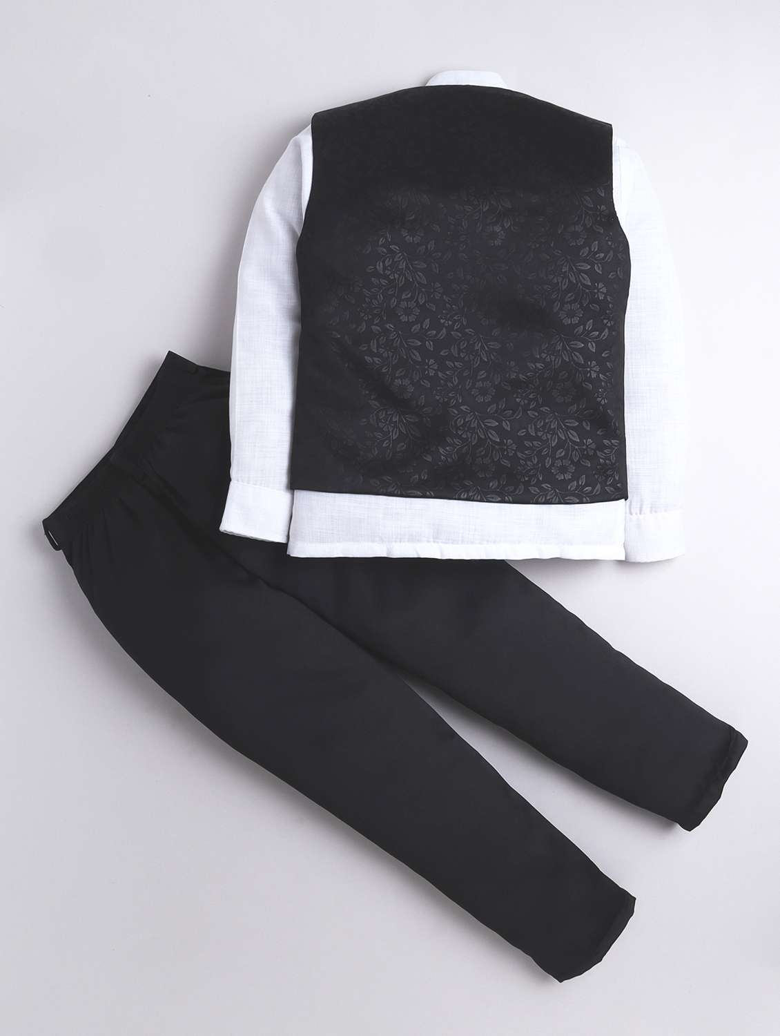 boys self designed waistcoat and trouser set - 21970718 -  Standard Image - 1