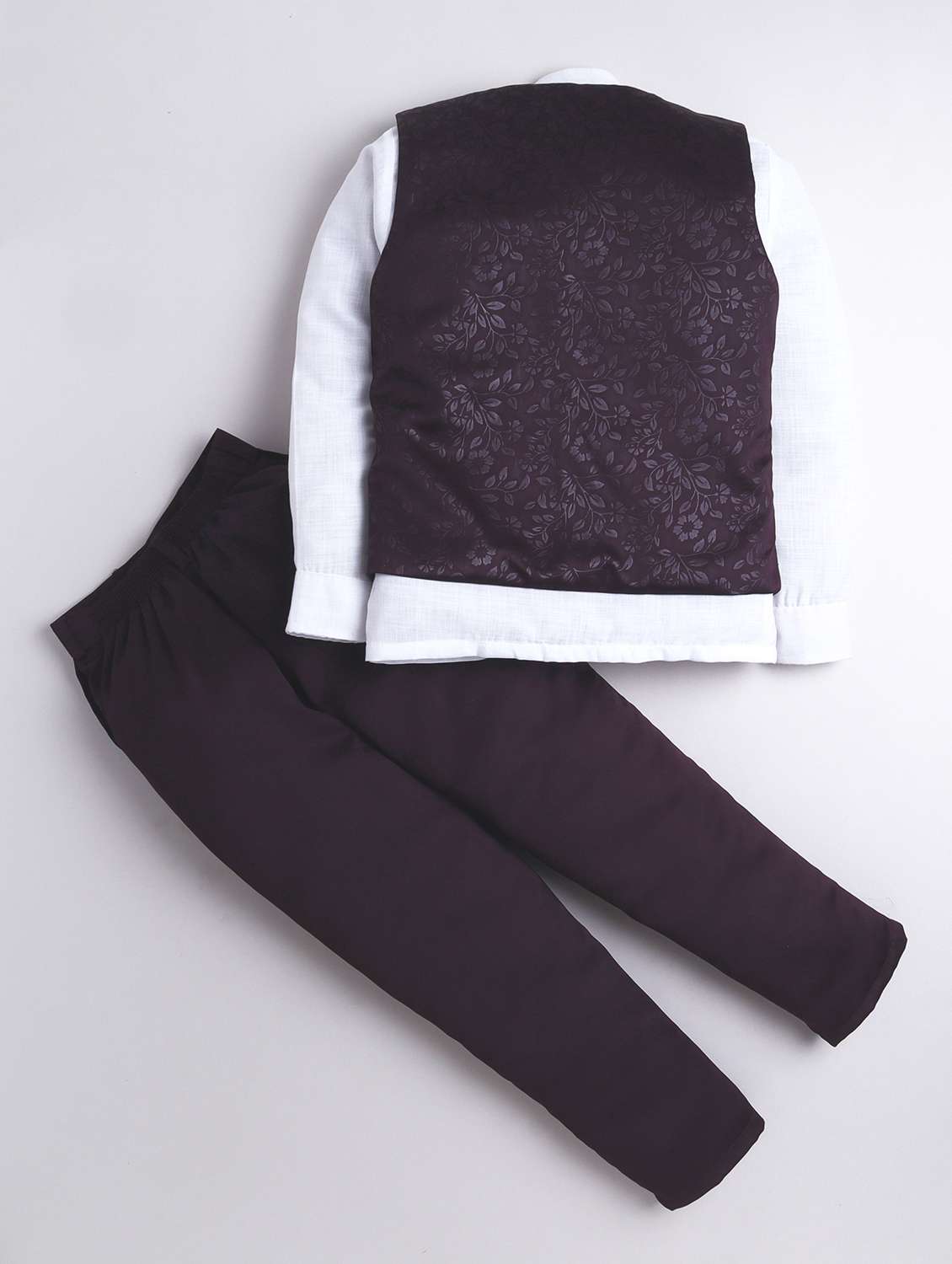 boys self designed waistcoat and trouser set - 21970720 -  Standard Image - 1