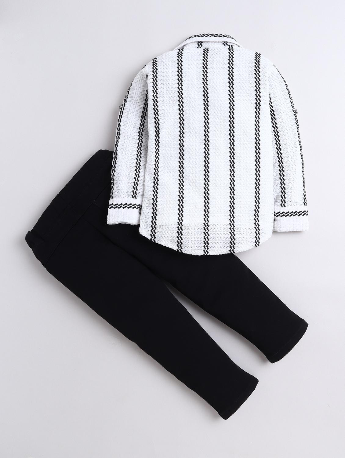 boys self designed shirt and trouser with t-shirt  - 21970724 -  Standard Image - 1