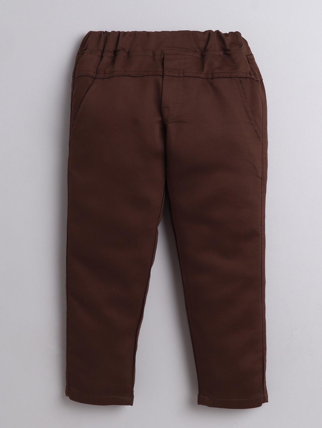 boys self designed shirt and trouser with t0shirt set - 21970725 - Standard Image - 4